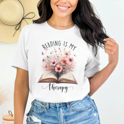 1204 Дамска тениска Book Therapy