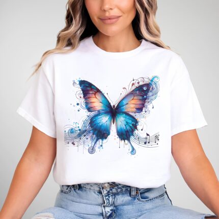 1205 Дамска тениска Melody Butterfly