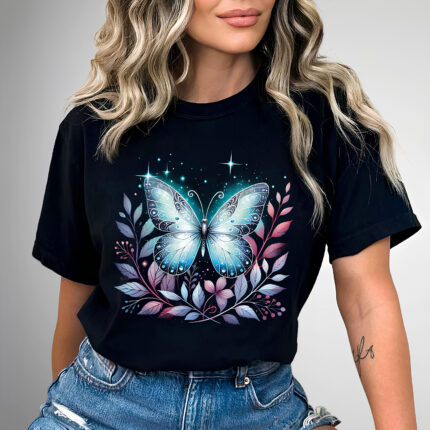 1211 Дамска тениска Magic Butterfly
