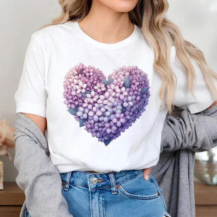 1218 Дамска тениска Bloom Heart