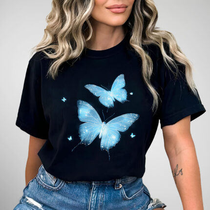 1224 Дамска тениска Infinity Butterflies