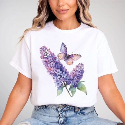 1233 Дамска тениска Lilac