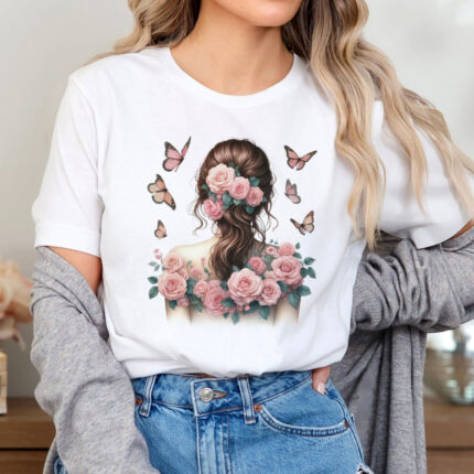 1235 Дамска тениска Rose Woman