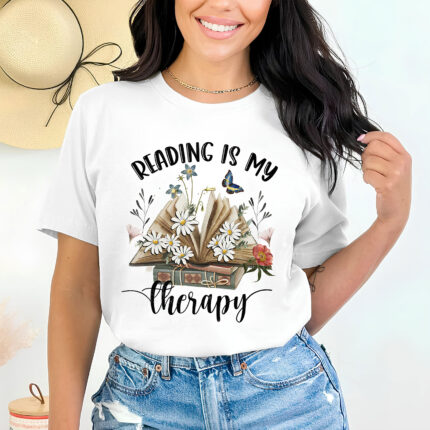 1248 Дамска тениска Reading Therapy