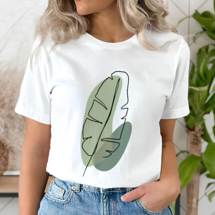 1258 Дамска тениска Green Leaf