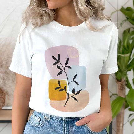 1259 Дамска тениска Pastel Fern
