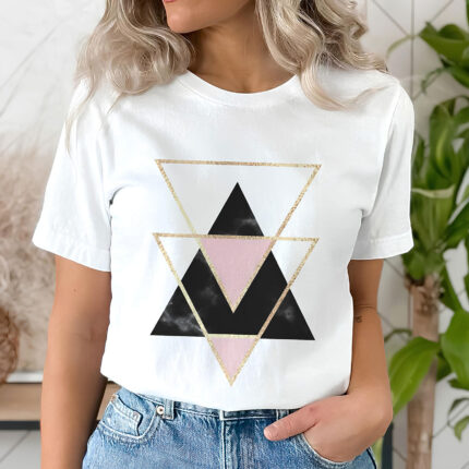 1261 Дамска тениска Marble Triangle