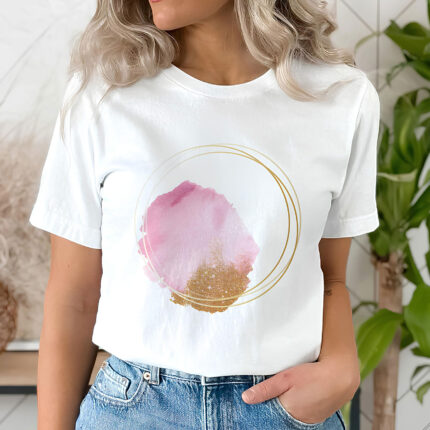 1262 Дамска тениска Pink Glow
