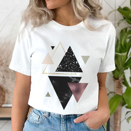 1265 Дамска тениска Space Triangle