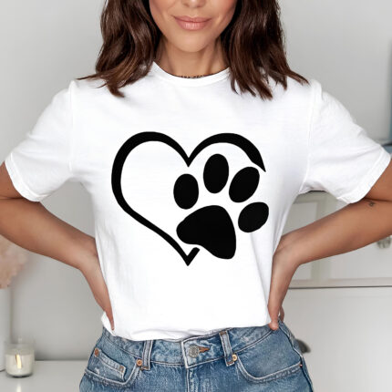 1294 Дамска тениска Love Paw