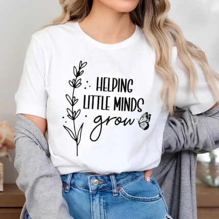 1336 Дамска тениска Little Minds Grow