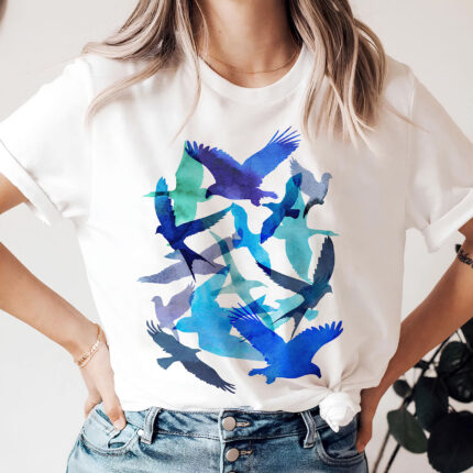 1344 Дамска тениска Blue Birds