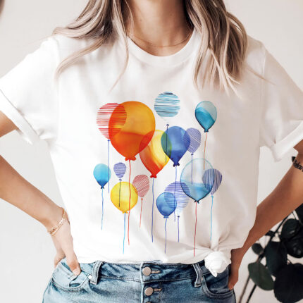 1353 Дамска тениска Balloons