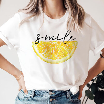 1370 Дамска тениска Lemon Smile