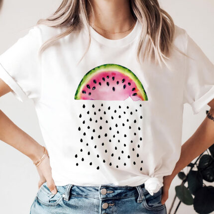 1372 Дамска тениска Rain Watermelon