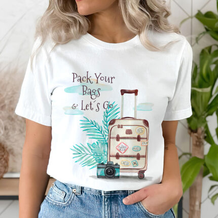 1388 Дамска тениска Pack Your Bags
