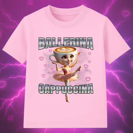 6113k Детска тениска Ballerina Cappucina Love
