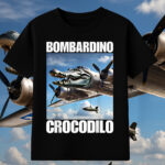 6107k Детска тениска Bombardino Crocodilo
