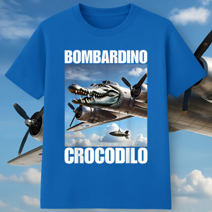 6107k Детска тениска Bombardino Crocodilo
