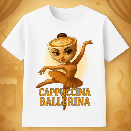 6115k Детска тениска Cappuccina Ballerina