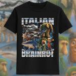 6103k Детска тениска Brainrot