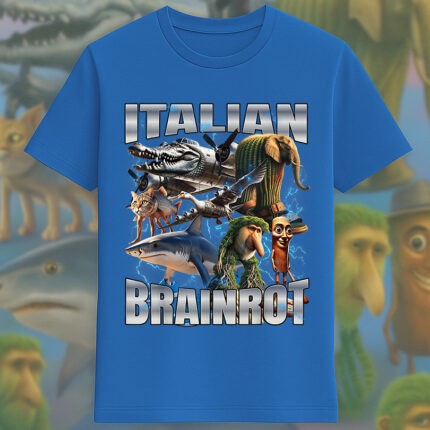6103k Детска тениска Brainrot