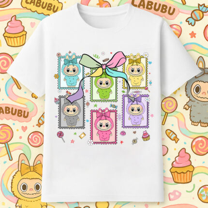 6118k Детска тениска Labubu Marks