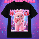 6123k Детска тениска Labubu Pop Star