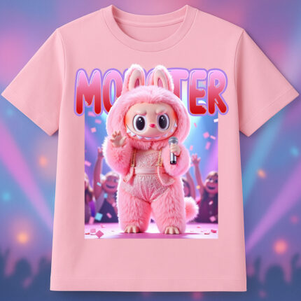 6123k Детска тениска Labubu Pop Star