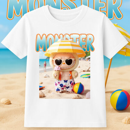 6122k Детска тениска Labubu Summer