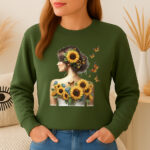 1202b Дамска ватирана блуза Sunflower Woman