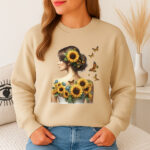 1202b Дамска ватирана блуза Sunflower Woman