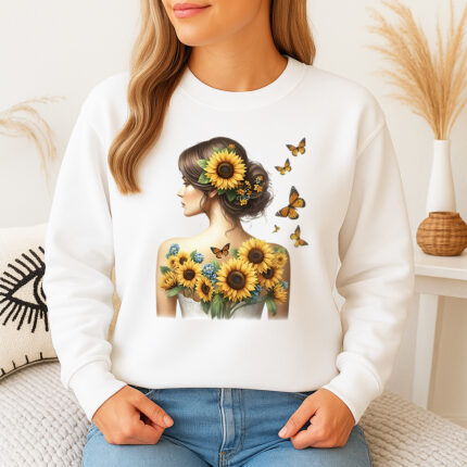 1202b Дамска ватирана блуза Sunflower Woman