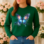 1205b Дамска ватирана блуза Melody Butterfly
