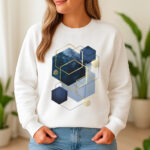 1274b Дамска ватирана блуза Shapes
