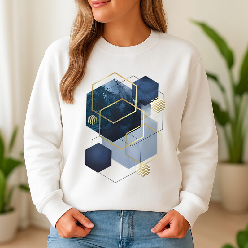 1274b Дамска ватирана блуза Shapes