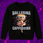 6113kv Детска ватирана блуза Ballerina Cappucina Love