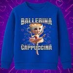 6113kv Детска ватирана блуза Ballerina Cappucina Love