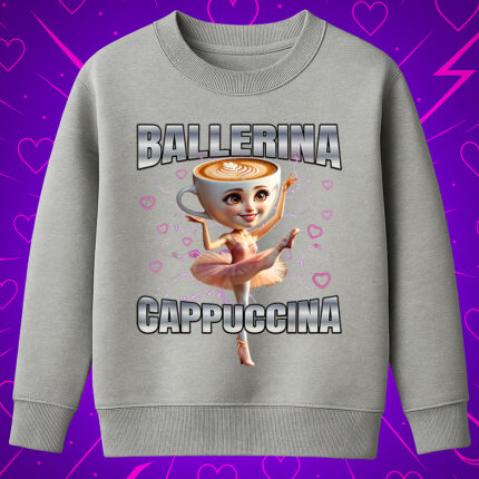 6113kv Детска ватирана блуза Ballerina Cappucina Love