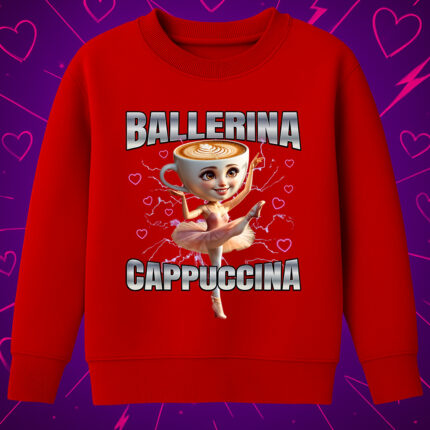 6113kv Детска ватирана блуза Ballerina Cappucina Love