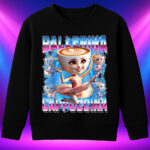 6114kv Детска ватирана блуза Ballerina Cappucina