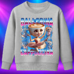6114kv Детска ватирана блуза Ballerina Cappucina