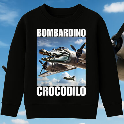 6107kv Детска ватирана блуза Bombardino Crocodilo