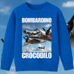 6107kv Детска ватирана блуза Bombardino Crocodilo