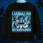 6111kv Детска ватирана блуза Cappuccino Assasino Blue