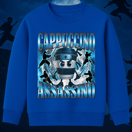 6111kv Детска ватирана блуза Cappuccino Assasino Blue