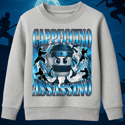 6111kv Детска ватирана блуза Cappuccino Assasino Blue