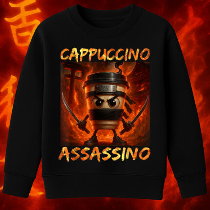 6112kv Детска ватирана блуза Cappuccino Assasino Fire