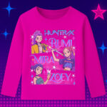 6126kb Детска блуза K-Pop Demon Hunters Huntrix Squad