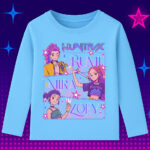 6126kb Детска блуза K-Pop Demon Hunters Huntrix Squad
